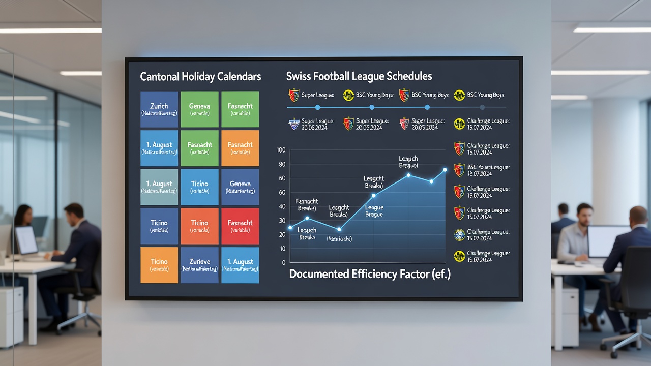 Young Swiss football prospects in recovery session following a league match affected by regional holiday timing