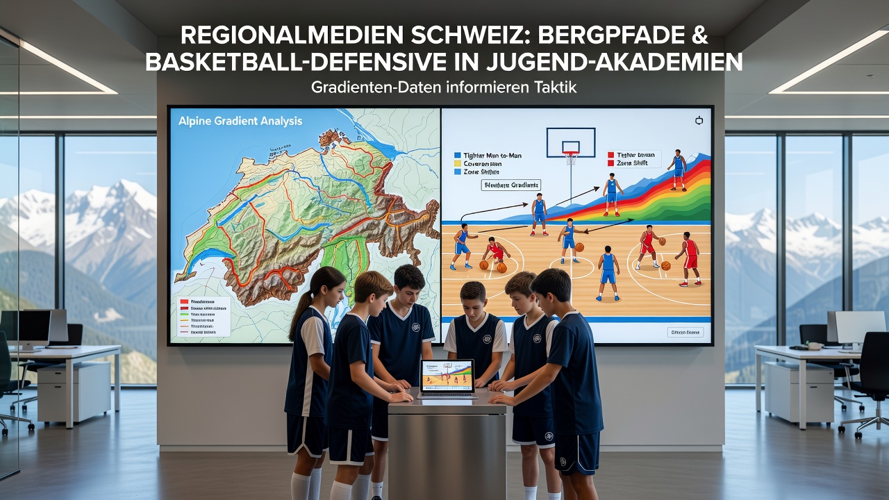 Swiss regional media coverage of mountain path gradients and youth basketball training methods